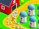 Recreação 3d de ovelha ociosa