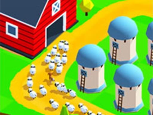 Recreação 3d de ovelha ociosa