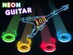 Guitarra de néon