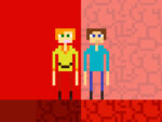 Dois colaboradores Stick Steve e Alex